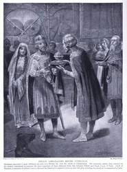 Französische Botschafter vor Athelstan, 1920er Jahre